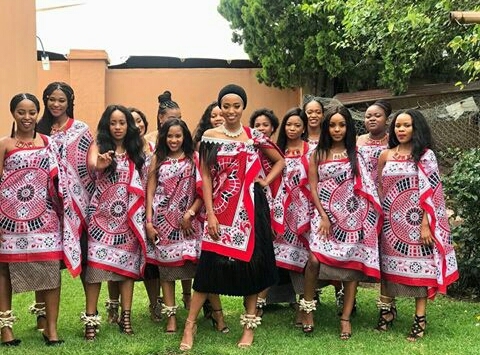 Ntando posing with family and friends. PHOTO: Instagram. 