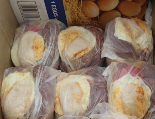 The ready-made kotas by Elizabeth Khumalo.