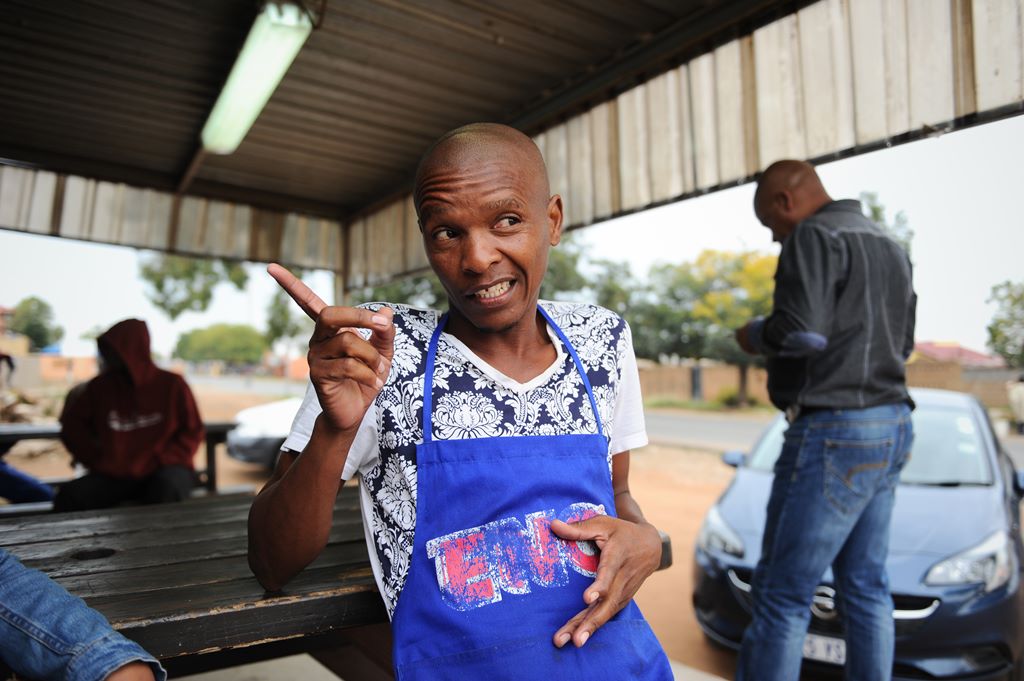 Kevin Khambule is seen outside his shop Kevin's Kitchen in Soweto on 7 March 2018. Picture: Michel Bega