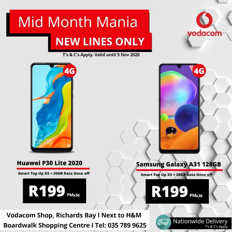 apply for a contract phone at vodacom